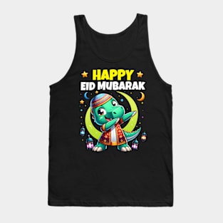 Eid Mubarak Blessed Feast Festival for Muslim Kids Boys Tank Top